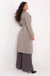 Płaszcz Damski Model MO-PL-1804.00 Grey/Beige - Italy Moda