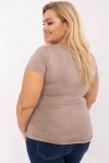 T-shirt Damski Model RV-TS-A556.03 Dark Beige - Relevance