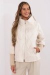 Kurtka Damska Model MI-KR-9002-1.74P Light Beige - Italy Moda