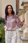 Bluzka Model Giana CAP BLU0178 Cappuccino - Roco Fashion