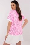Bluzka Model MI-BZ-M6312.22 Fluo Pink - Italy Moda