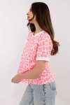 Bluzka Model MI-BZ-M6313.94 Fluo Pink - Italy Moda