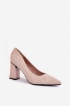 Czółenka Model Vinceza 62223 Beige - Step in style