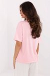 Tshirt Damski Model MI-TS-M3221-1.20P Light Pink - Italy Moda