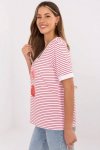 Bluzka Modeel MI-BZ-M6312-3.77 Red - Italy Moda