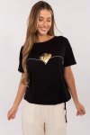 Tshirt Damski Model CLM-TS-1017.03 Black - Factory Price