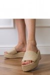 Sandał Klapki Model Kolvis X5-338 Beige - PRIMO