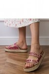 Sandał Klapki Model Induri X5-382 Pink - PRIMO