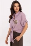 Koszula Damska Model DHJ-KS-8595-1.66 Light Violet - Italy Moda