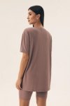 Piżama Damska Model Nueva 42682-82X Mocca Brown - Henderson