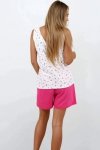 Piżama Damska Model Rose Blossom Pink - Momenti Per Me
