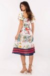 Sukienka Model DHJ-SK-19396.76 Ecru - Italy Moda