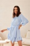 Sukienka Model Giulia BLE SUK0523 Błękit - Roco Fashion
