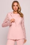 Marynarka Model MOE865 Powder Pink - Moe
