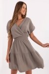 Sukienka Model MI-SK-92160.00 Dark Beige - Italy Moda