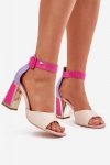 Sandały Model Rosazara 24SD35-6815 Beige/Pink - Step in style
