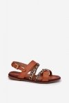 Sandały Model Sergio Leone SK086H Camel - Step in style