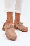 Sandał Klapki Model Veldexina C-394 Beige - Step in style