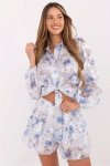Spodnie Komplet Moel LK-KMPL-510002.88 Blue - Lakerta