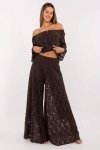 Spodnie Damskie Model MI-SP-88501.81 Dark Brown - Italy Moda