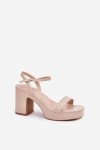 Sandały Model Lillita 6896 Beige - Step in style