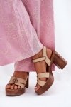 Sandały Model Nusorilis 25SD98-8754 Beige - Step in style