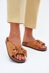 Sandał Klapki Model Seressa WD293 Camel - Step in style