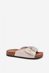 Sandał Klapki Model Seressa WD293 Beige - Step in style