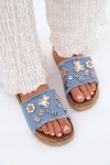 Sandał Klapki Model Rigasta M536 Blue - Step in style
