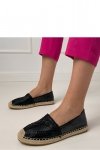 Espadryle Model Zelvira CZ-5 Black - PRIMO