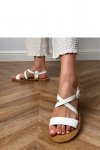 Sandały Model Kallis 218-6 White - PRIMO