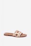Sandał Klapki Model Nirina LX9607 Beige - Step in style