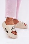 Sandał Klapki Model Lamira BG176 Light Beige - Step in style