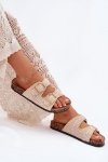 Sandał Klapki Model Fenira LS-129 Beige - Step in style