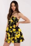 Sukienka Model MI-SK-23708.60 Black/Yellow - Italy Moda