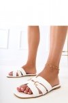 Sandał Klapki Model Elamisa 221-5 White - PRIMO