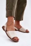 Sandały Model Dereka 25SD35-8783 Beige - Step in style