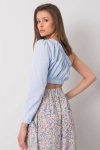 Bluzka Model 341-BZ-5267.04 Light Blue - Rue Paris