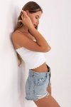 Koszulka Top Model 178-TP-3008.92 White - Rue Paris