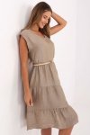 Sukienka Model MI-SK-699921.02 Dark Beige - Italy Moda