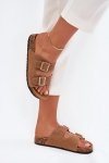 Sandał Klapki Model Lunera 7919 Light Brown - Step in style