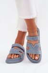 Sandał Klapki Model  Delyna 27004 Blue - Step in style