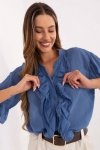 Koszula Damska Model MI-KS-92224.95 Dark Blue - Italy Moda