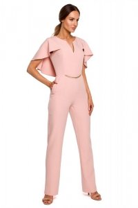 Kombinezon Model MOE670 Powder Pink - Moe Hurtownia odzieży on-line, moda damska, bielizna i obuwie dla kobiet - Matterhorn.pl