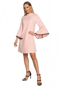 Sukienka Model MOE698 Powder Pink - Moe Hurtownia odzieży on-line, moda damska, bielizna i obuwie dla kobiet - Matterhorn.pl