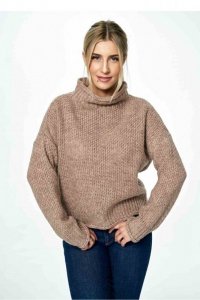 Sweter Damski Model M886 Brown - Figl