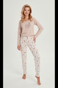 Piżama Damska Model Nell 3001 kolor 01 Beige - Taro