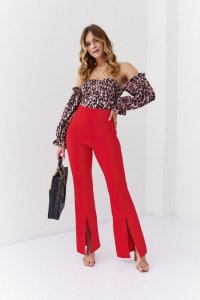 Spodnie Damskie Model 502800 Red - Fasardi