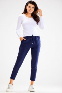 Spodnie Damskie Model A600 Navy - awama