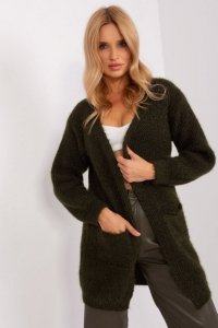 Sweter Kardigan Model DHJ-SW-1009.09P Dark Khaki - Italy Moda